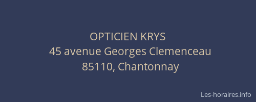OPTICIEN KRYS