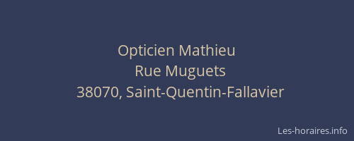 Opticien Mathieu