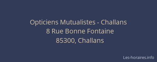 Opticiens Mutualistes - Challans