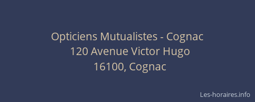 Opticiens Mutualistes - Cognac