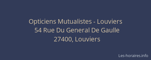 Opticiens Mutualistes - Louviers