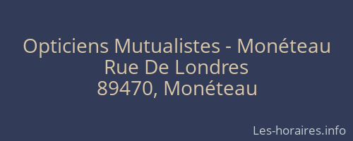 Opticiens Mutualistes - Monéteau
