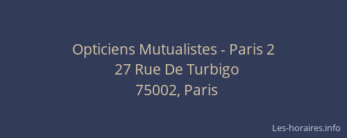Opticiens Mutualistes - Paris 2