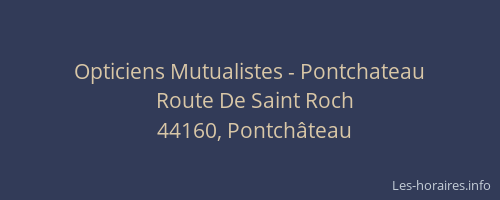 Opticiens Mutualistes - Pontchateau