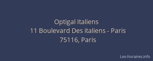 Optigal Italiens