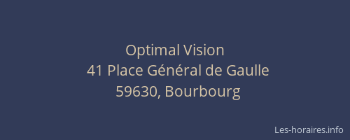 Optimal Vision