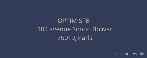 OPTIMISTE