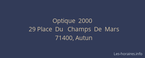 Optique  2000