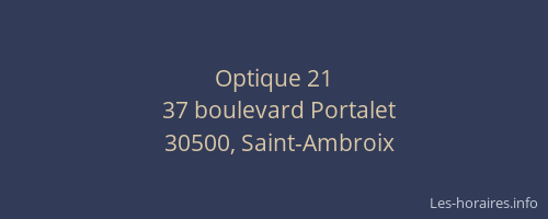 Optique 21