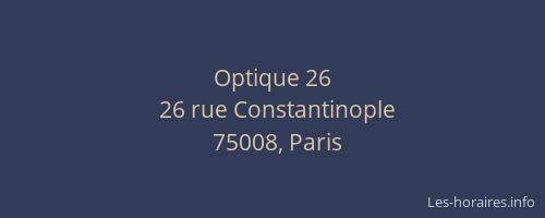 Optique 26