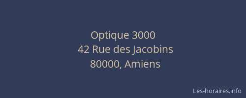Optique 3000