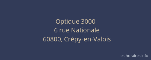 Optique 3000
