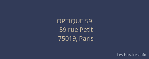 OPTIQUE 59