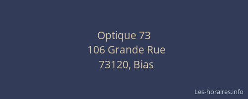 Optique 73