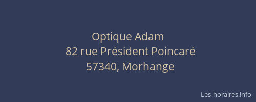 Optique Adam
