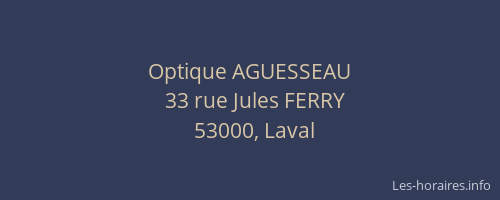 Optique AGUESSEAU