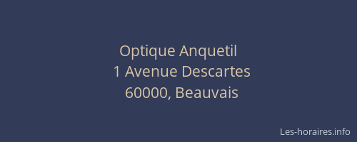 Optique Anquetil