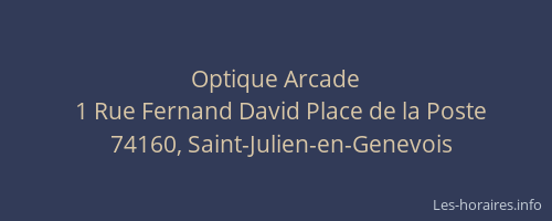 Optique Arcade
