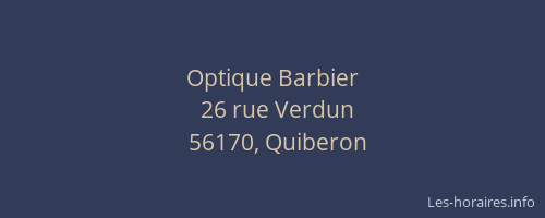 Optique Barbier