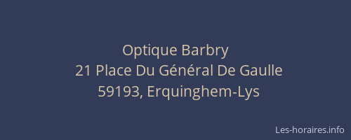 Optique Barbry