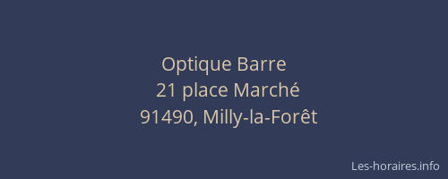 Optique Barre