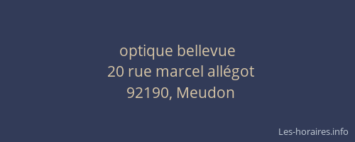 optique bellevue