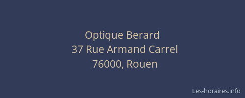 Optique Berard
