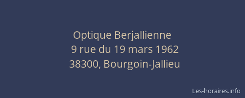 Optique Berjallienne