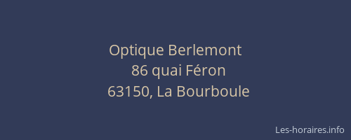 Optique Berlemont