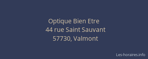 Optique Bien Etre