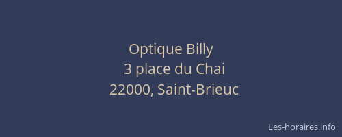 Optique Billy