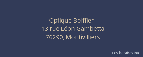 Optique Boiffier