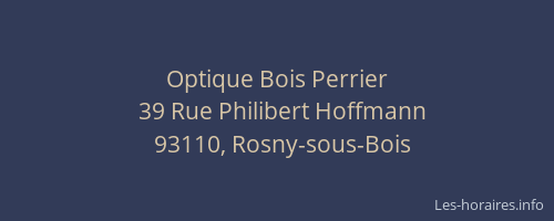Optique Bois Perrier