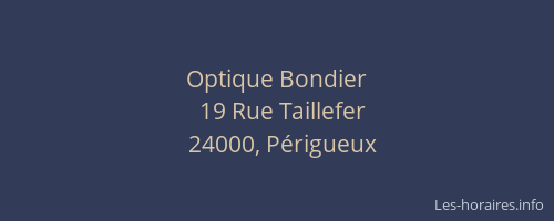 Optique Bondier