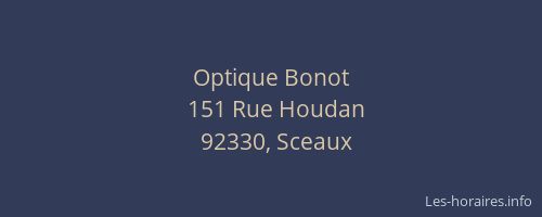 Optique Bonot