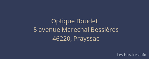 Optique Boudet