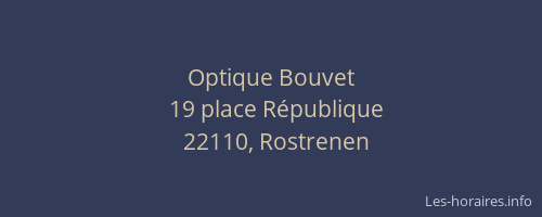 Optique Bouvet