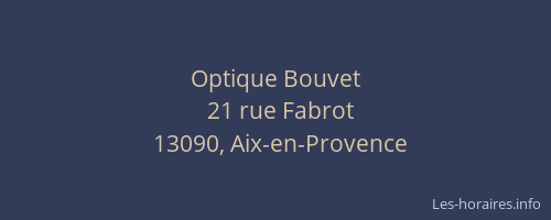 Optique Bouvet