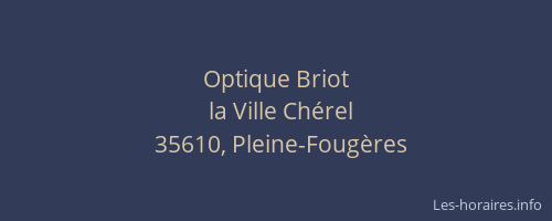 Optique Briot