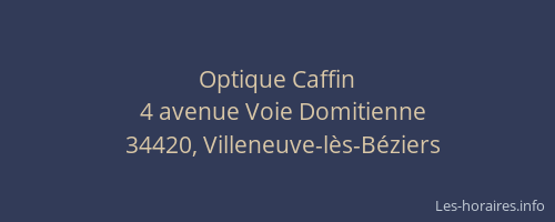 Optique Caffin