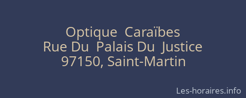 Optique  Caraïbes