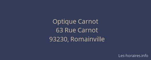 Optique Carnot