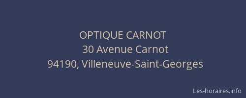OPTIQUE CARNOT