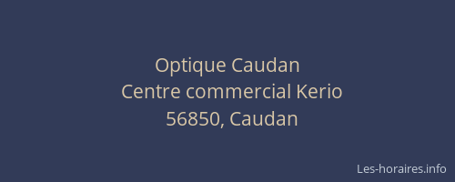 Optique Caudan