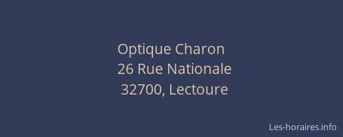 Optique Charon