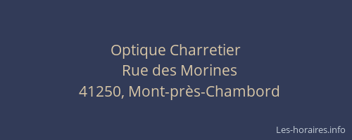 Optique Charretier