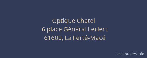 Optique Chatel
