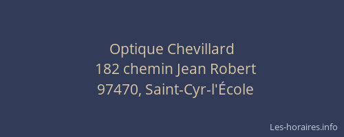 Optique Chevillard