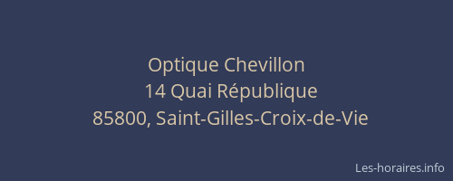 Optique Chevillon