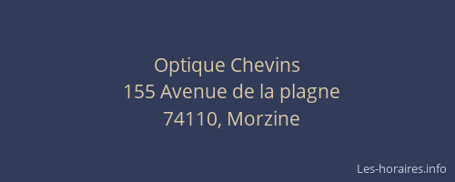 Optique Chevins